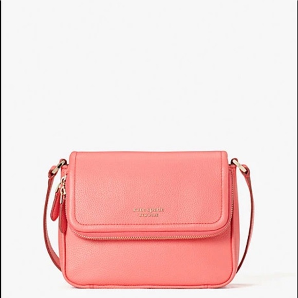 Kate Spade Run Around Stripe Large Flap Crossbody - Picture 2 of 5